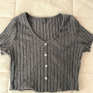 SHEIN basic cropped tee